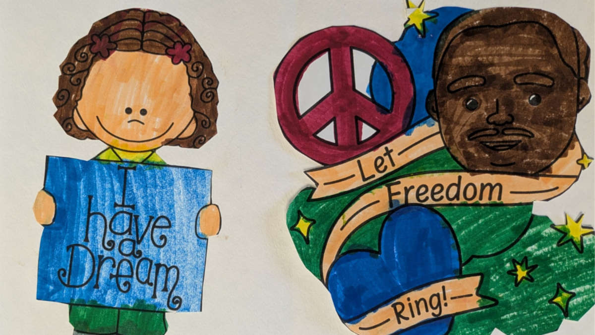Artwork submitted by Hillside Children's Center Andrews Trahey School for the 2026 NYS Dr. Martin Luther King, Jr. Student Art & Essay Exhibition