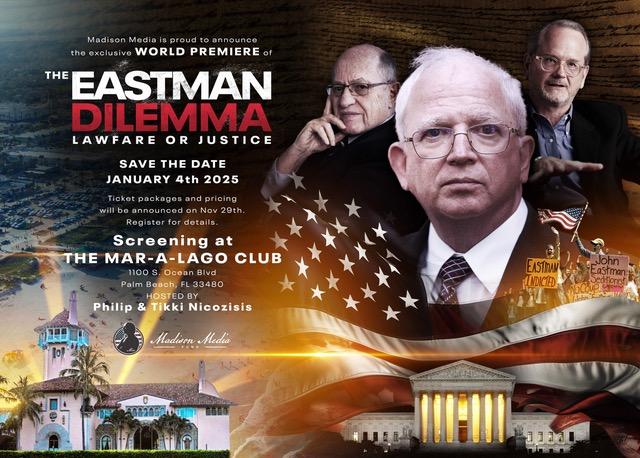 Opportunity to attend the Mar-a-Lago showing the World Premiere of "The