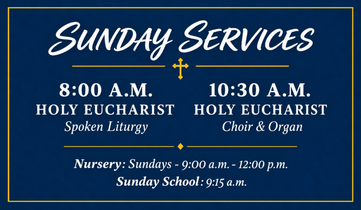 Sunday worship at St. Peter’s