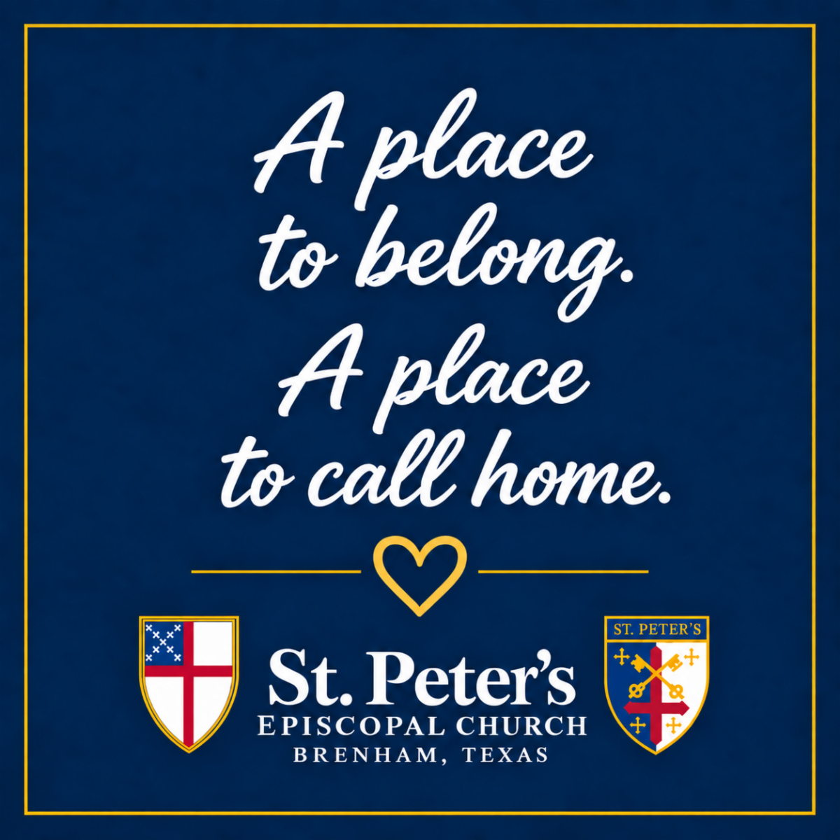 St. Peter’s: a place to belong