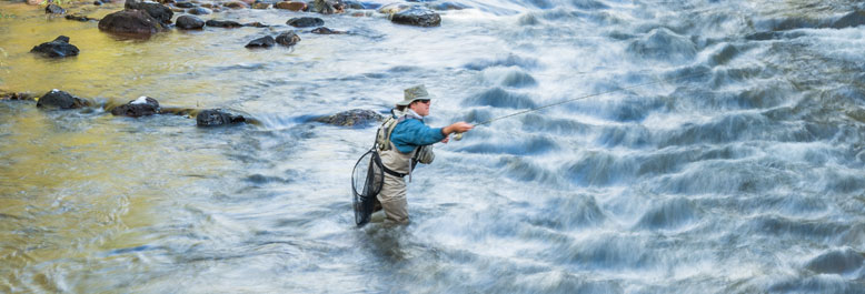 Man Fly Fishing - C2 Photography