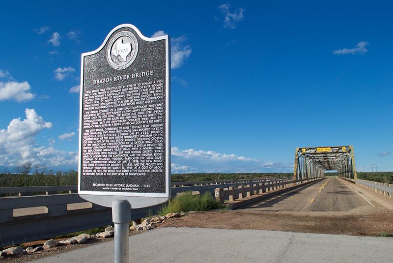 Brazos River Bridge_ Knox County_ Texas