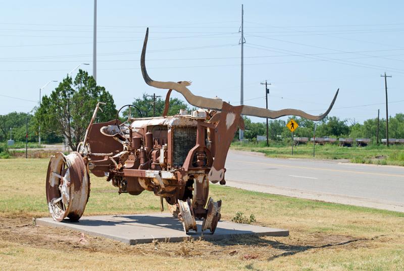 Knox City tractor art