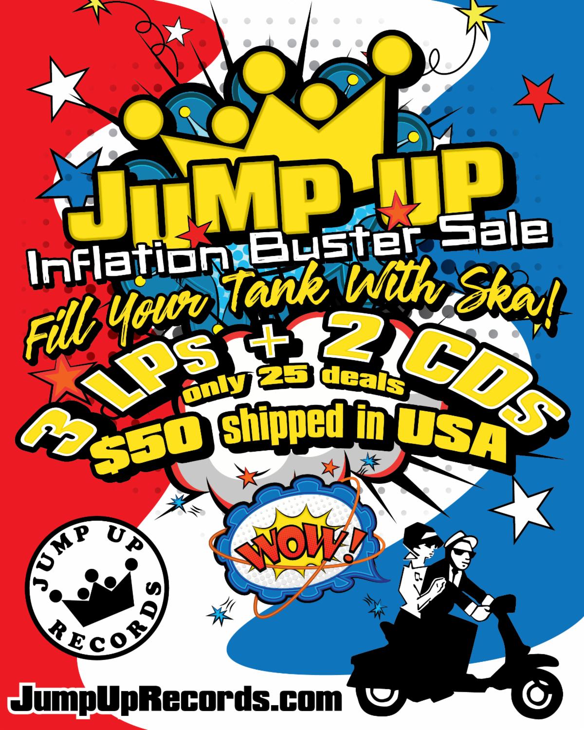 Last Day Inflation Buster Deal 3 LPs + 2 CDs only 50 shipped 150