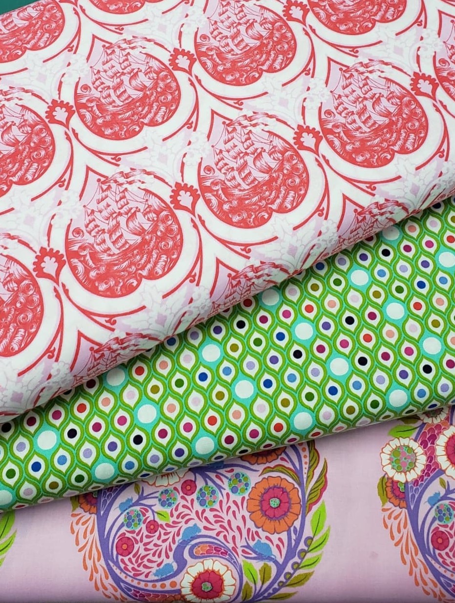 Kaffe Fassett's Quilts in Wales, Tula Pink's Parisville & Online Only