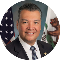 Photo of US Senator Alex Padilla