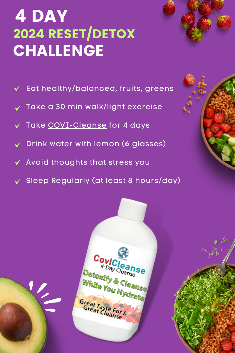 Detox & Cleanse out harmful toxins from poor diet