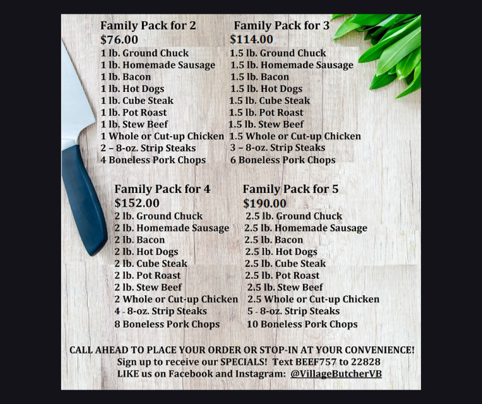 Back by demand! Cowboy Steaks on sale this week at VillageButcherVB