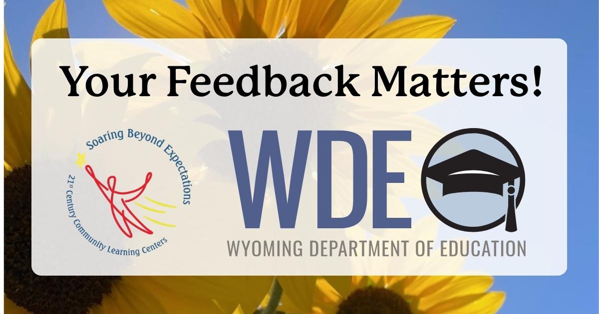 Your Feedback Matters