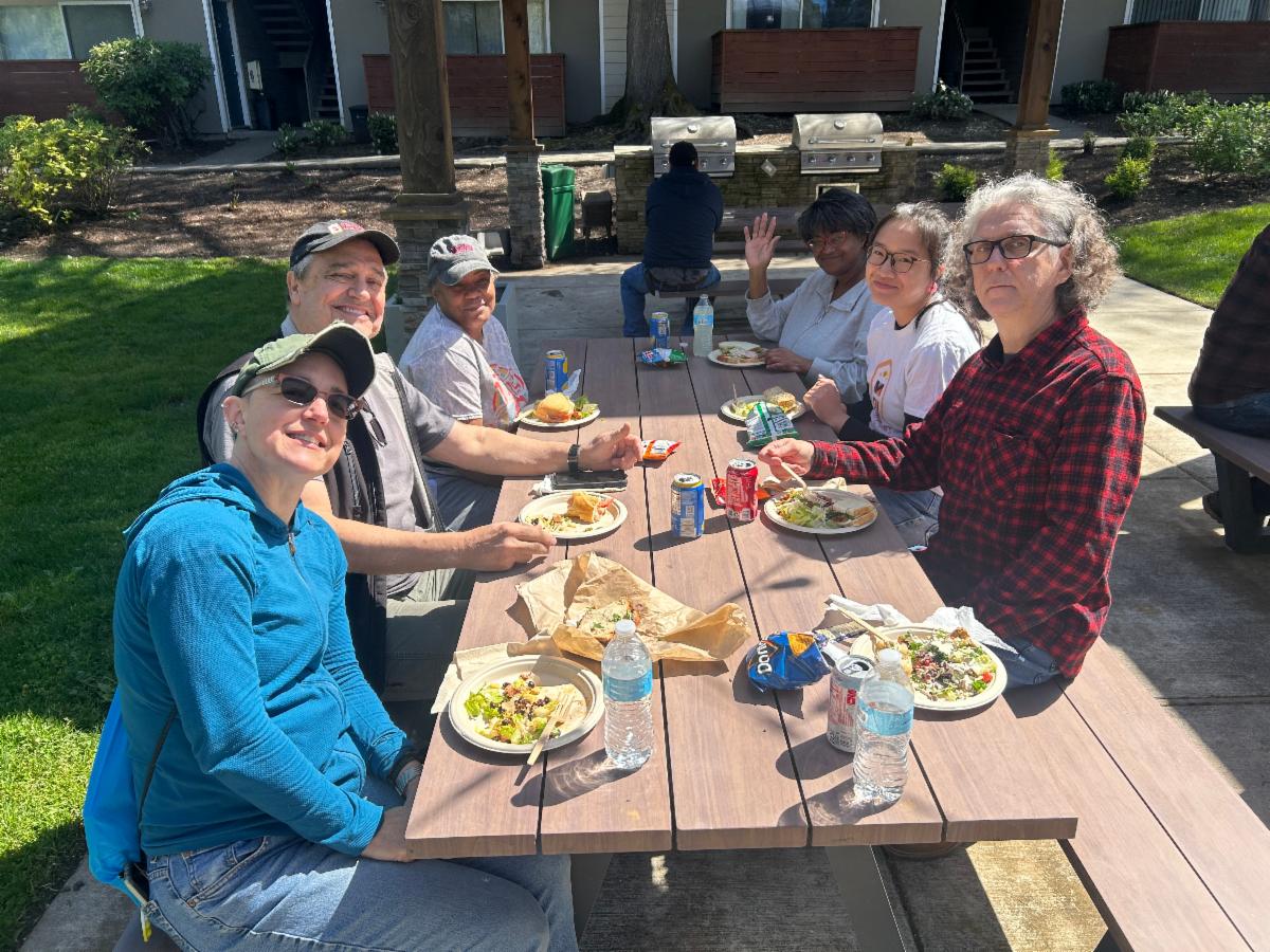 Bellwether employees volunteering at Renton Sage