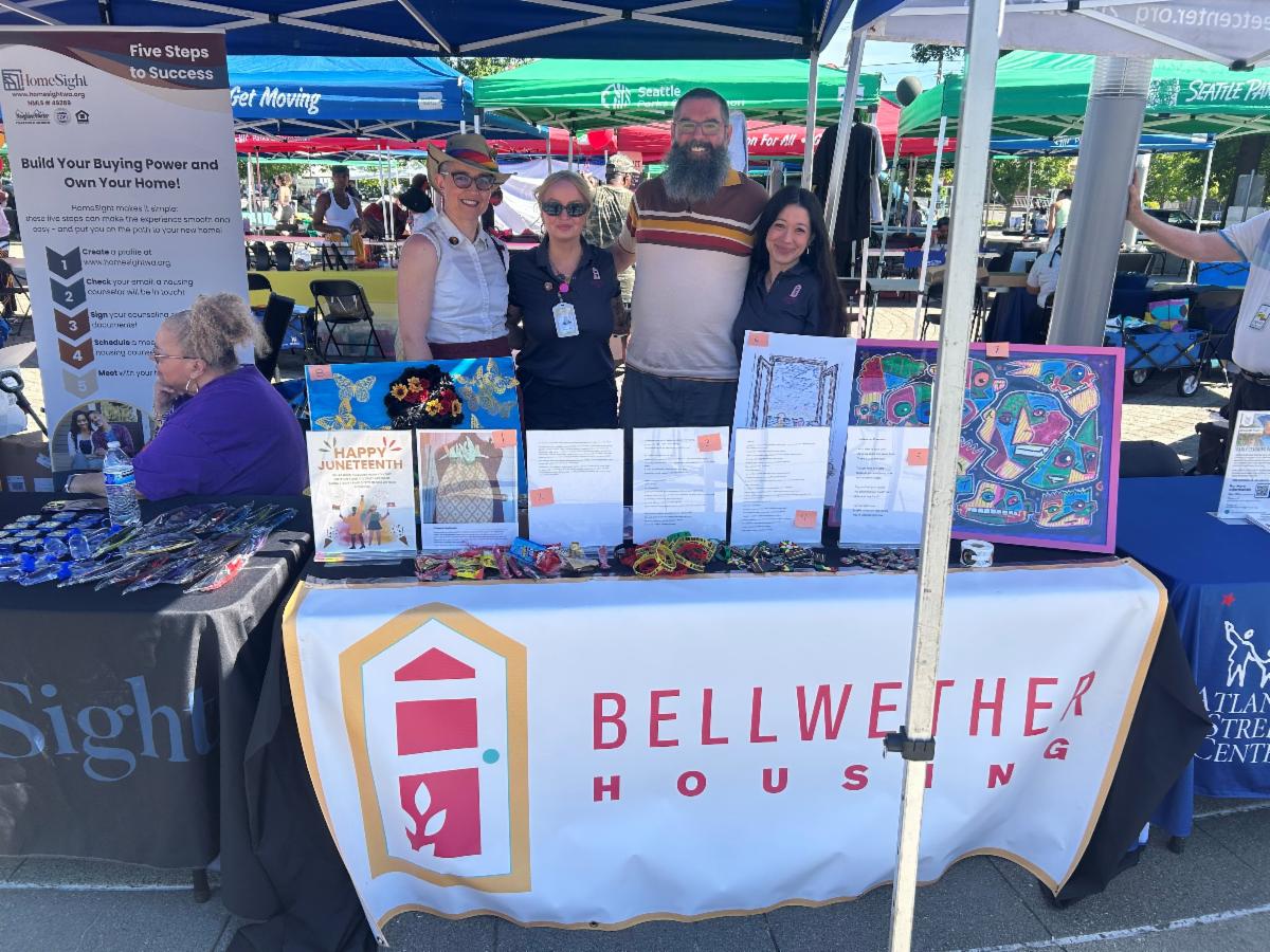 Bellwether Juneteenth Block Party Booth