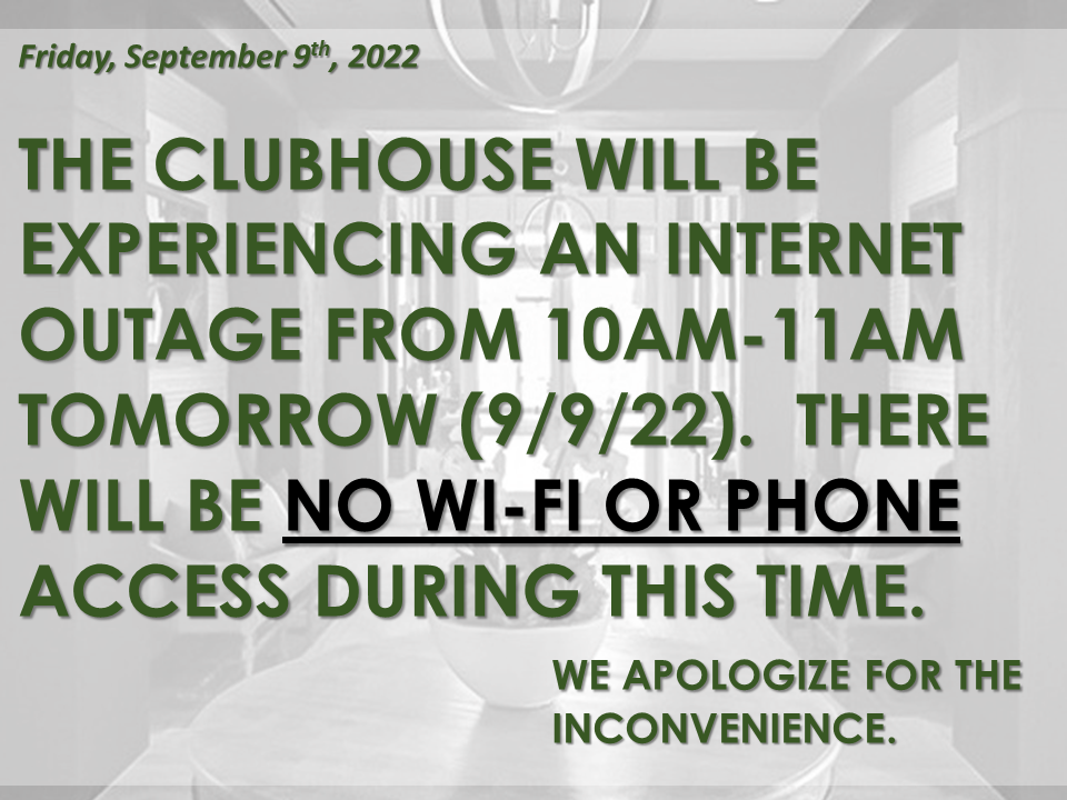 Clubhouse Outage Tomorrow at 10AM