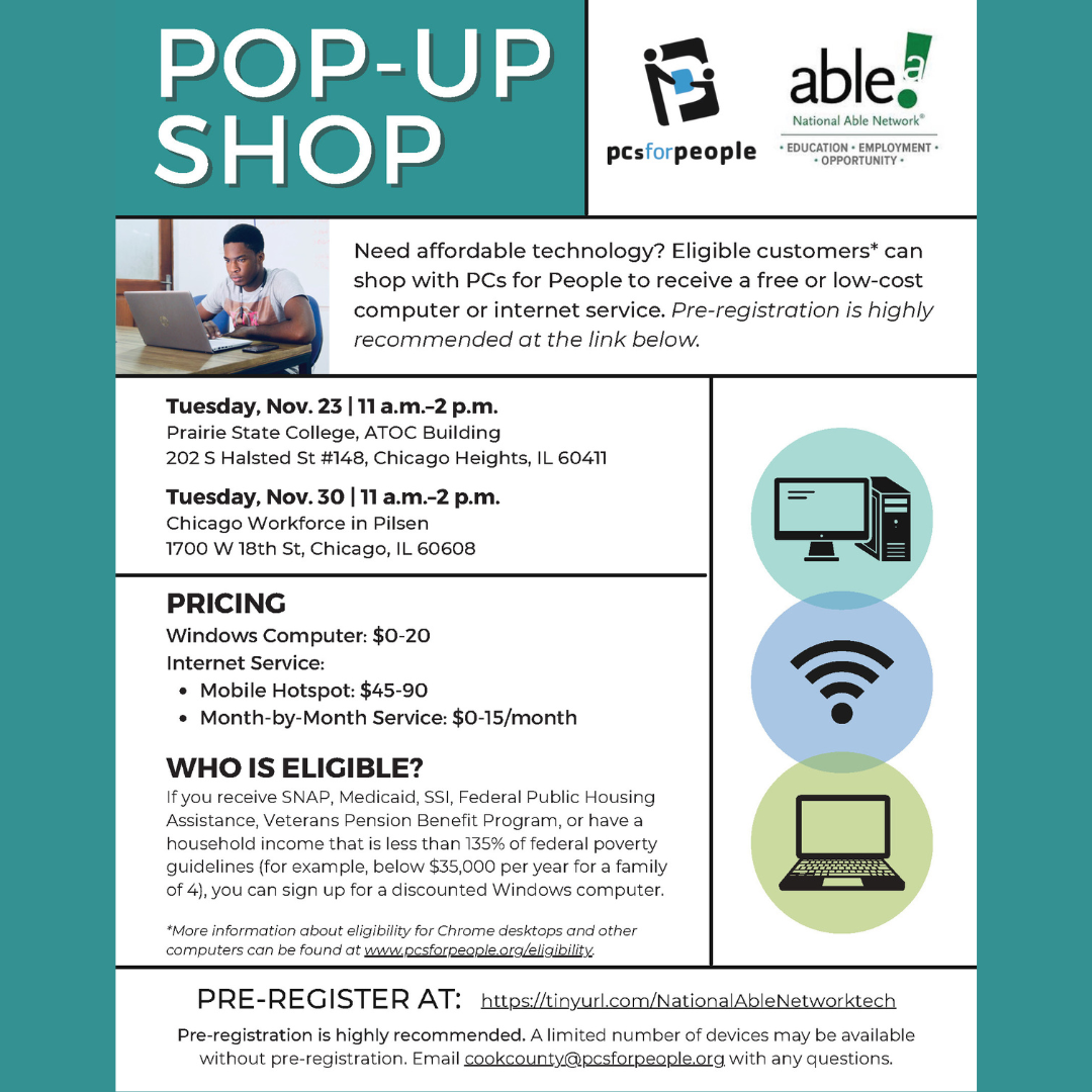 Near West American Job Center in Pilsen Resources