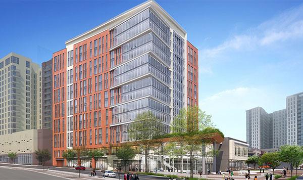 Rendering of new M-NCPPC Wheaton Headquarters building