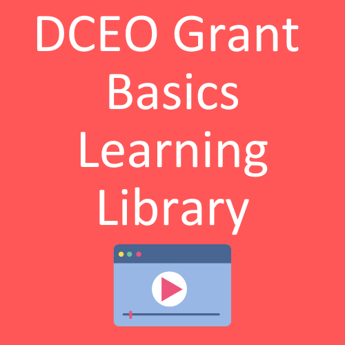 DCEO Grant  Basics Learning Library