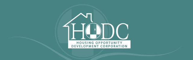 HODC logo over green background.