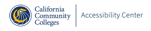 Accessibility Center - California Community Colleges