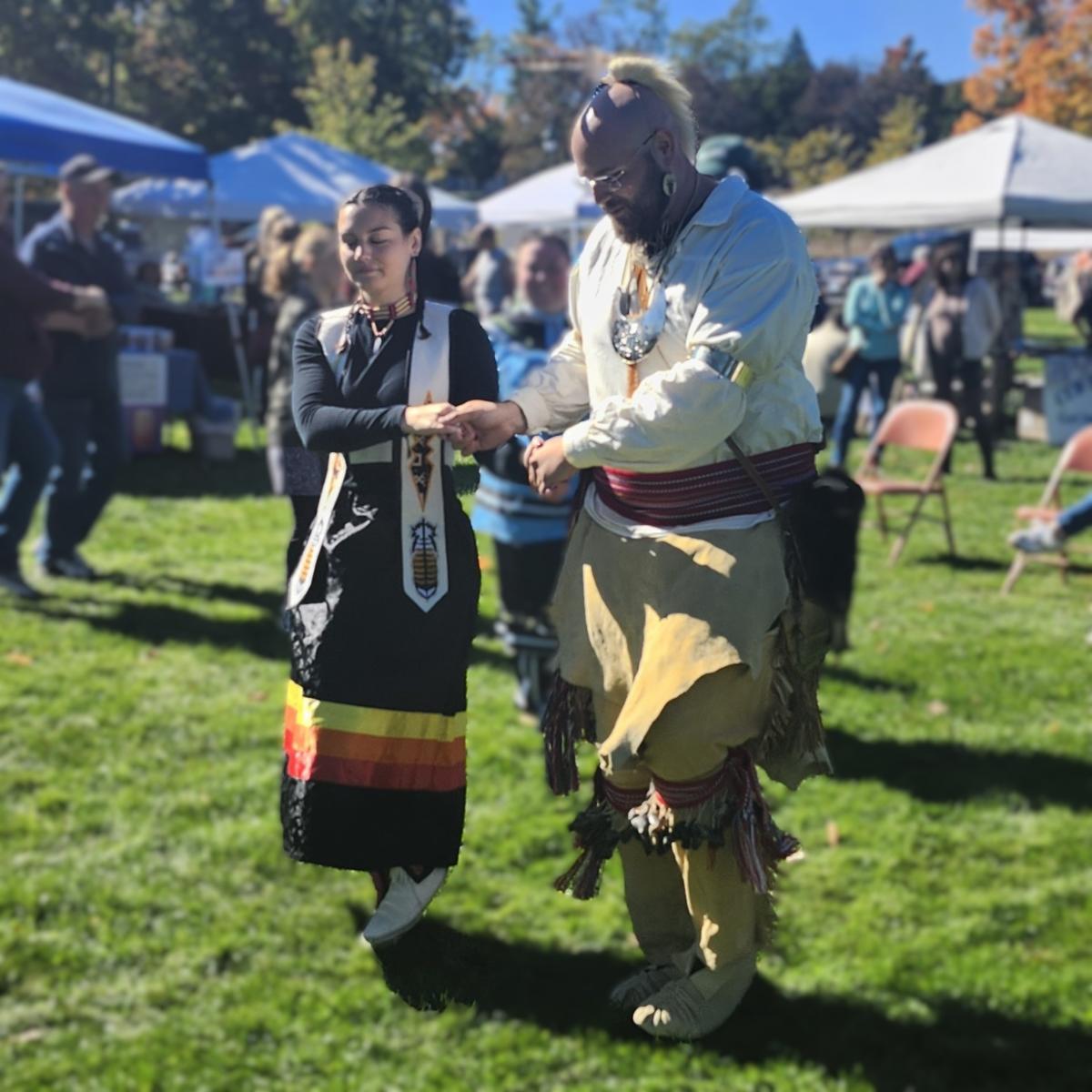 Dancers at Indigenous Peoples Day