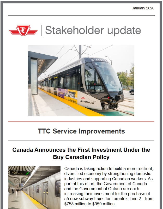 Screenshot of Jan stakeholder update