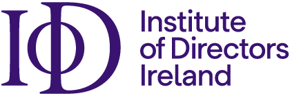 IoD Ireland purple logo on white background