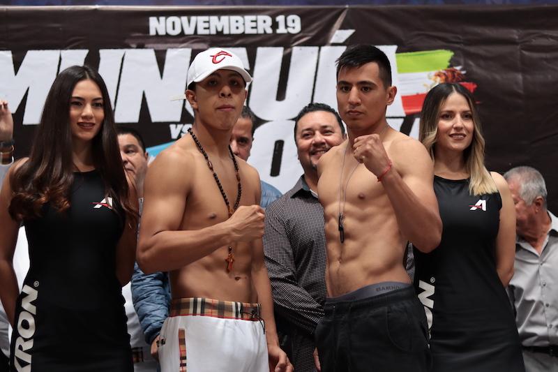 Jaime Munguia Weights Golden Boy Promotions