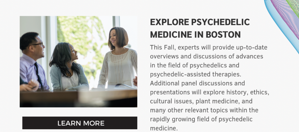 Explore Psychedelic Medicine in Boston this November