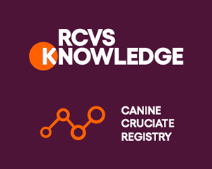 RCVS Knowledge Canine Cruciate Registry graphic