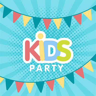 Kids party graphic
