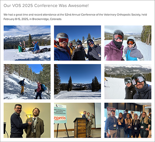 VOS 2025 Conference photo gallery