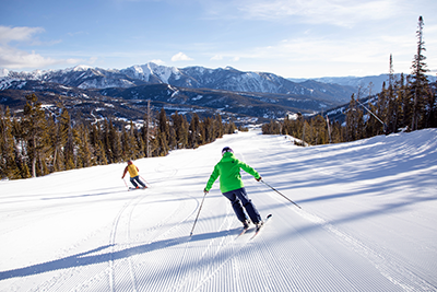 Skiing at Big Sky