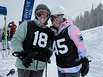 VOS members skiing at Breckenridge