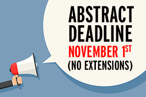 Abstract deadline November 1st (no extensions)