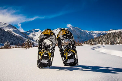 Snowshoes at Everline Resort