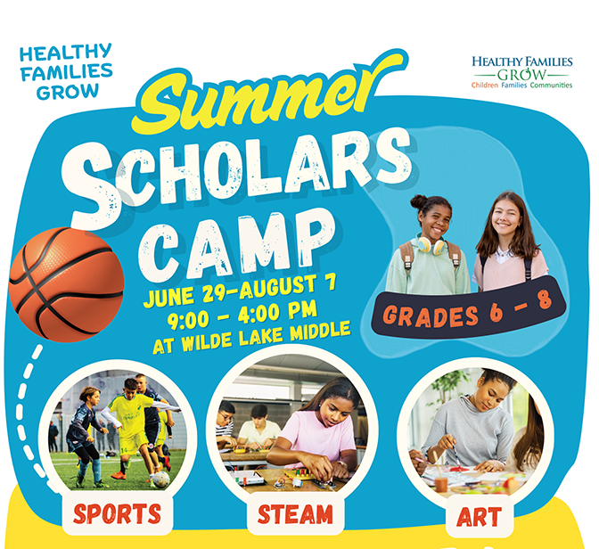 Summer Scholars Camp flier