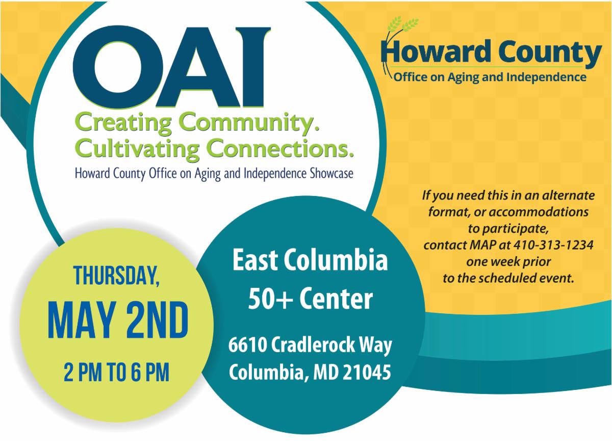 Office on Aging and Independence Showcase event 5-2-24