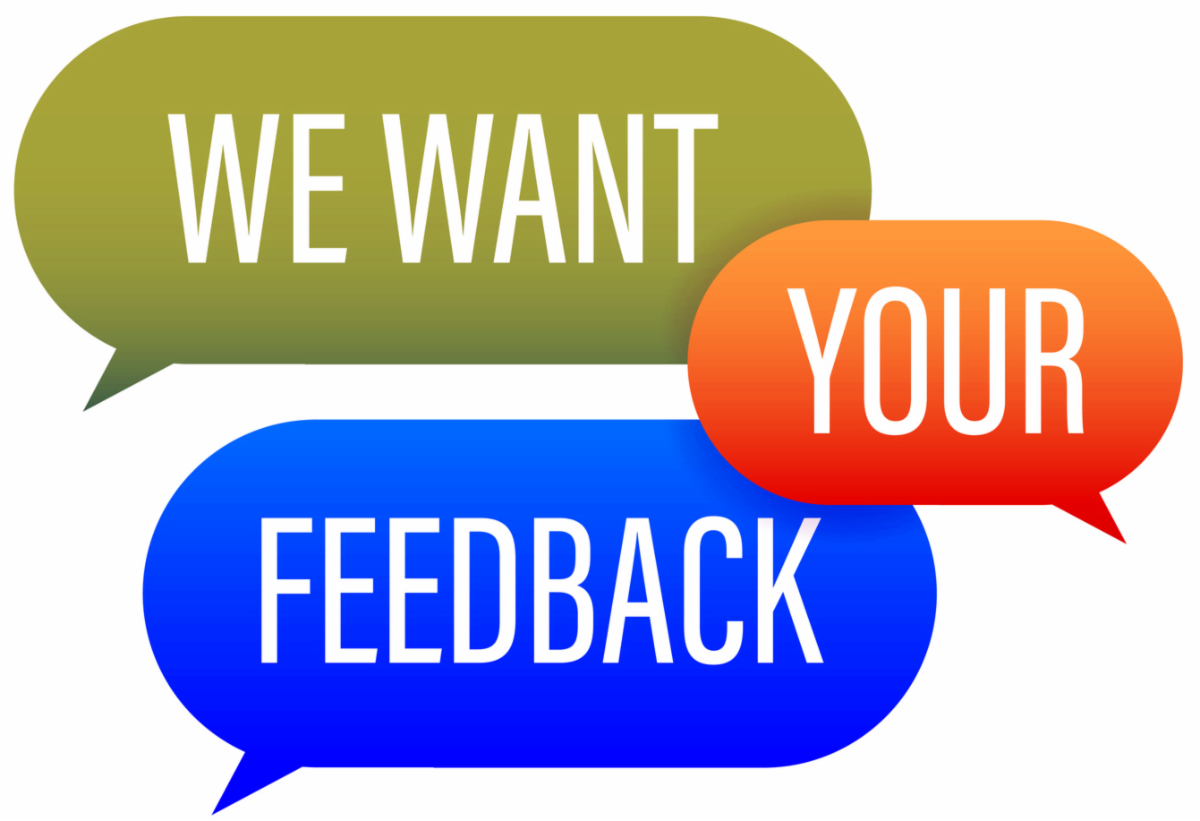 We want your feedback