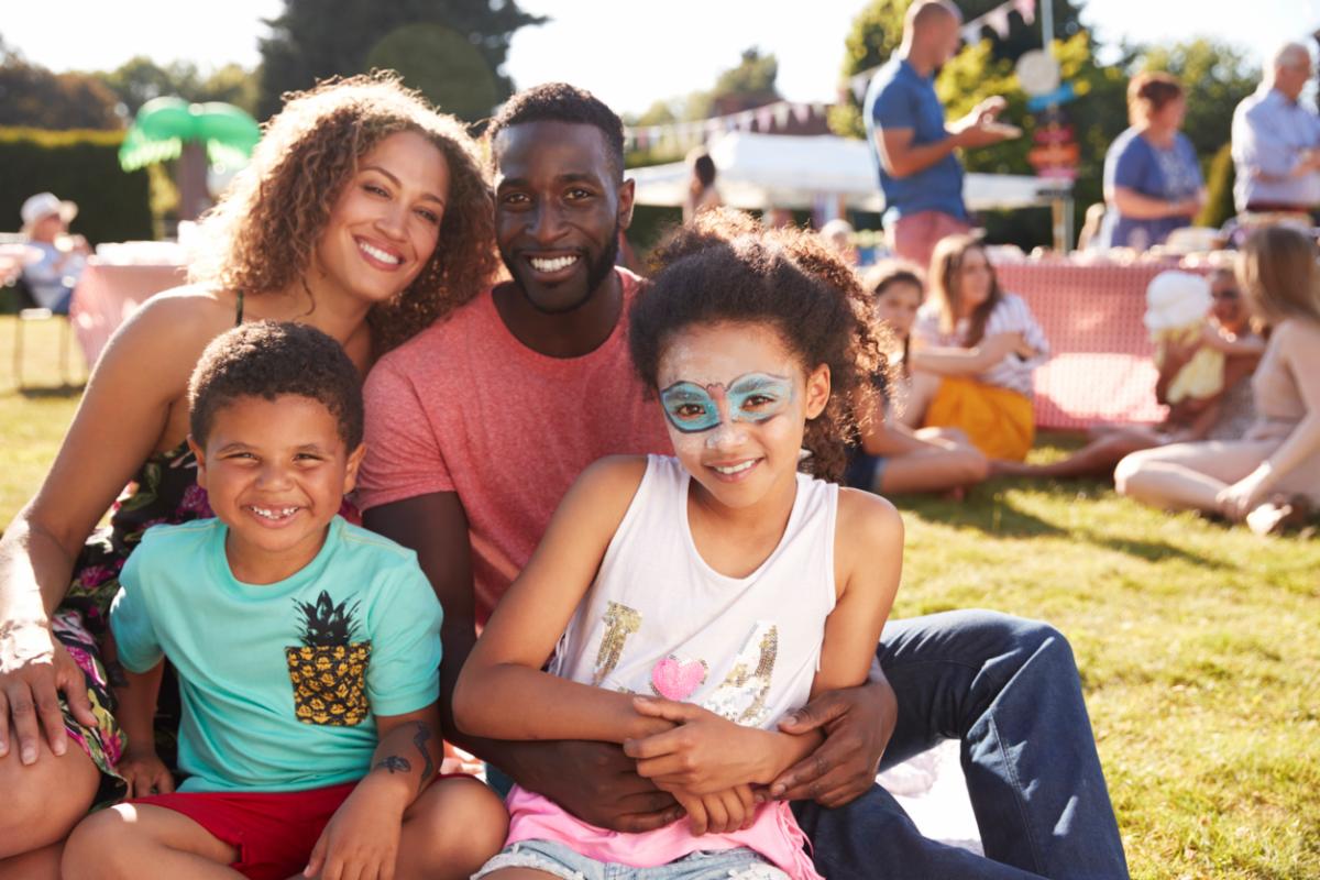 Family at fair