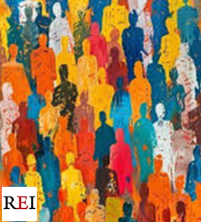 REI Logo silhouettes of people