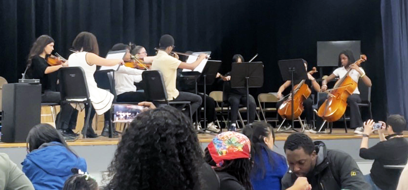 Band playing