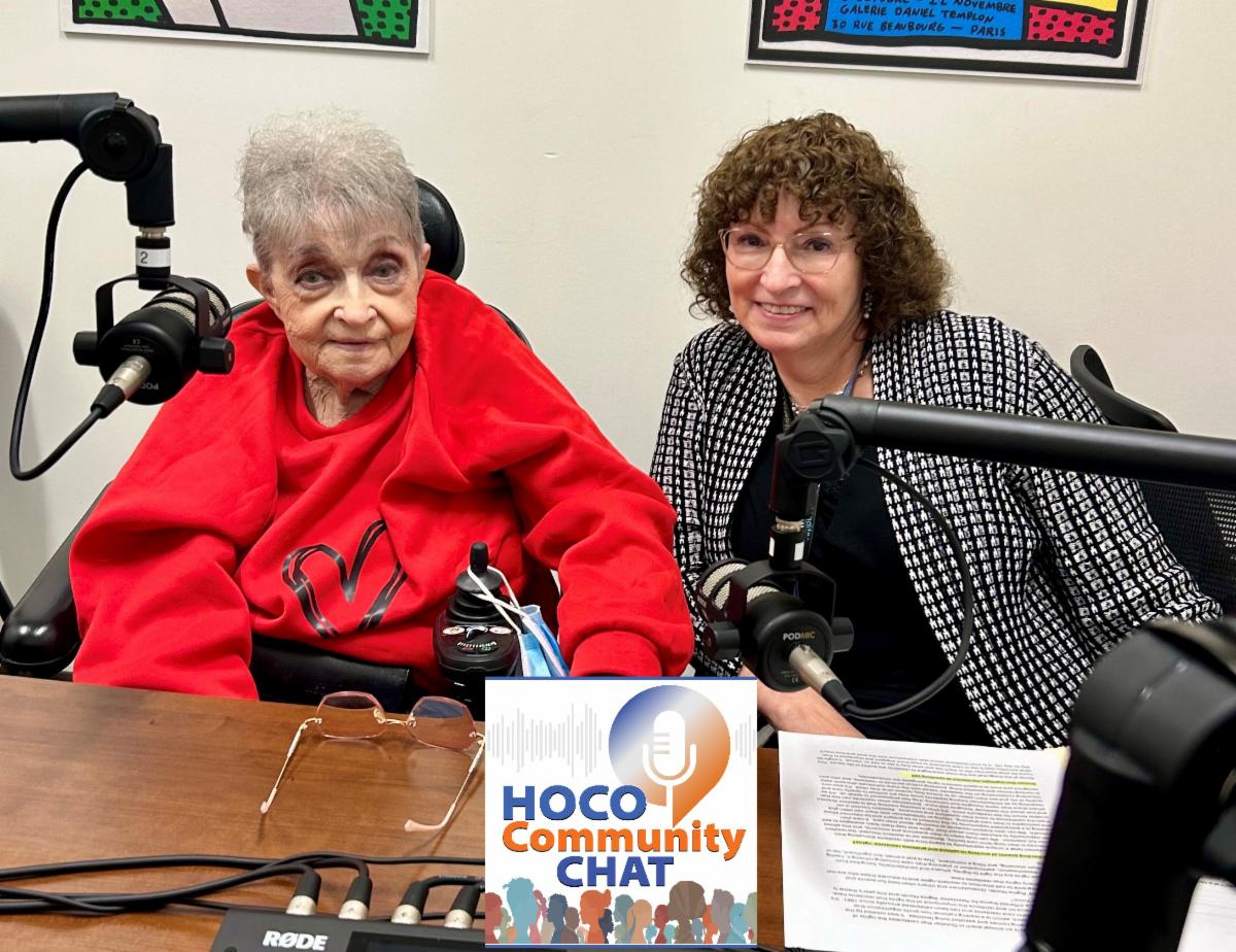 Podcast Guests for Residents' Rights Month, from left Ms. Chester with OAI Ombudsman Chris Hobbs