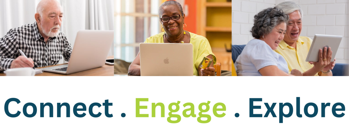 Older adults using computers