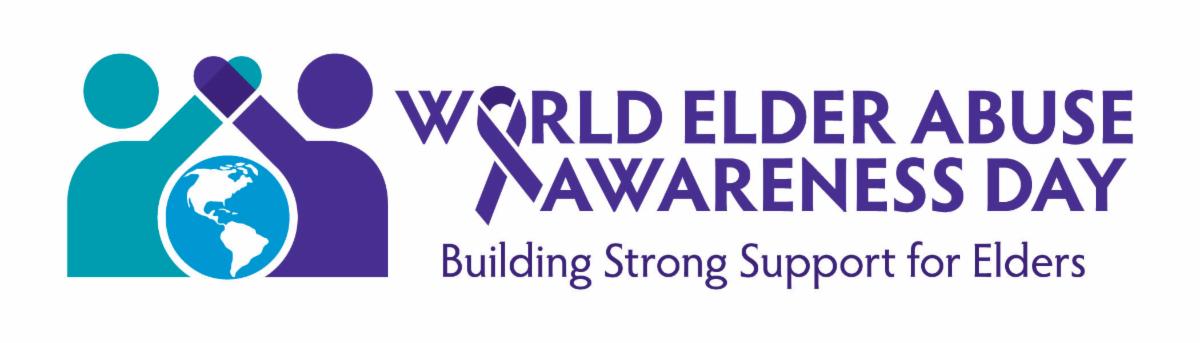 World Elder Abuse Awareness Day - long logoi