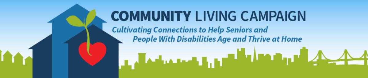 banner heading with Community Living Campaign and our logo