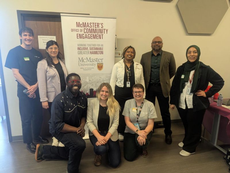 Photo of individuals from McMaster OCE