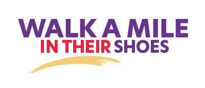 Walk a Mile in Their Shoes logo