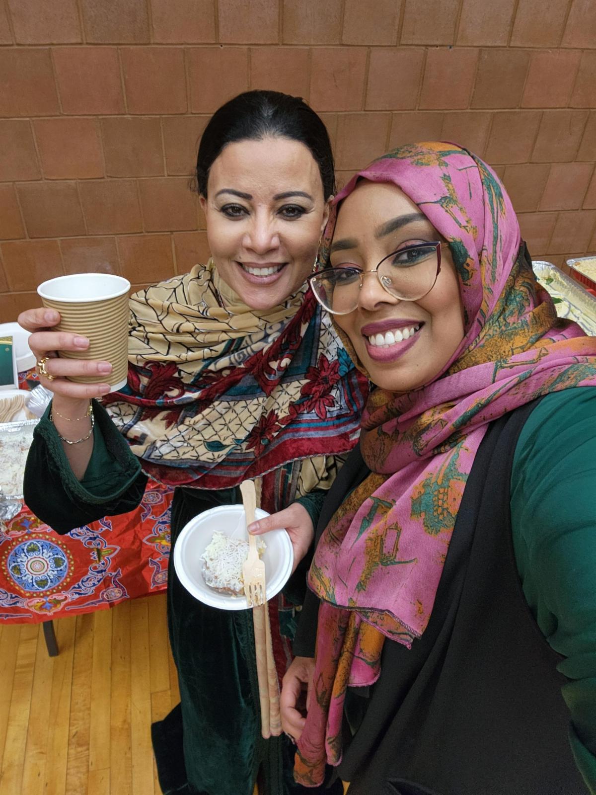 Photo of Dr. Rahim Samnan and Ala Mohammed from Hamilton Police Services