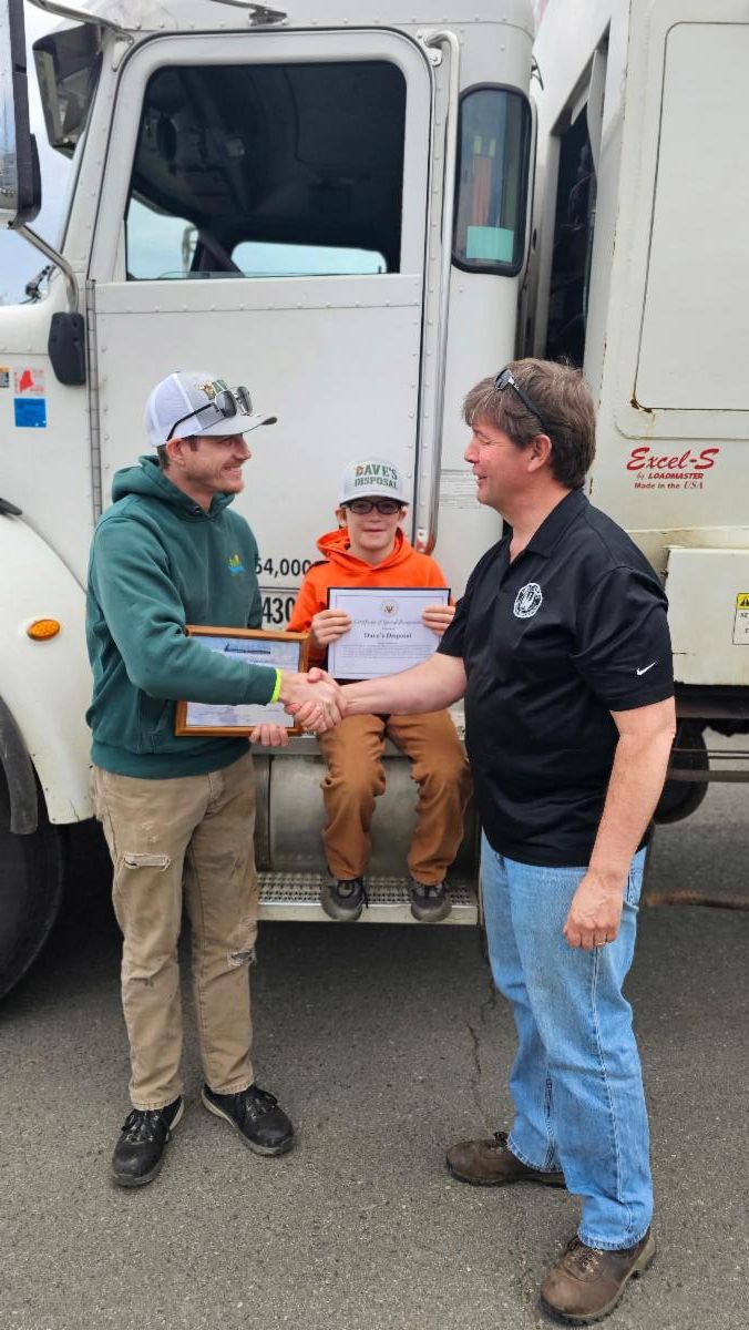 Dave's Disposal Award