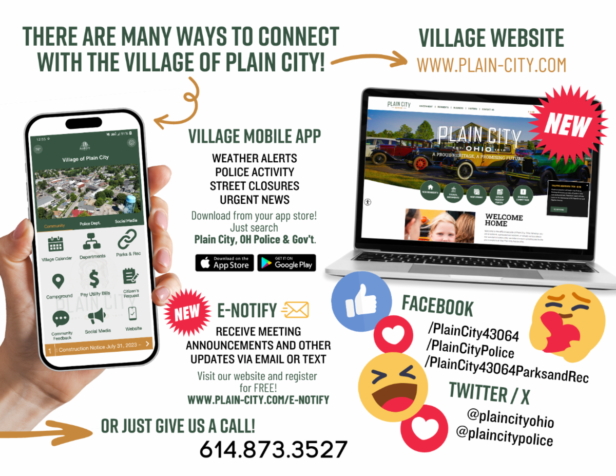 Village of Plain City Autumn Newsletter