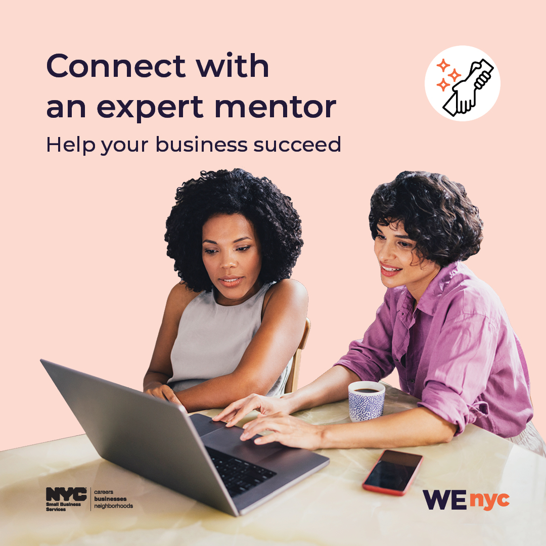WE Connect 1-on-1 Mentorship Flyer