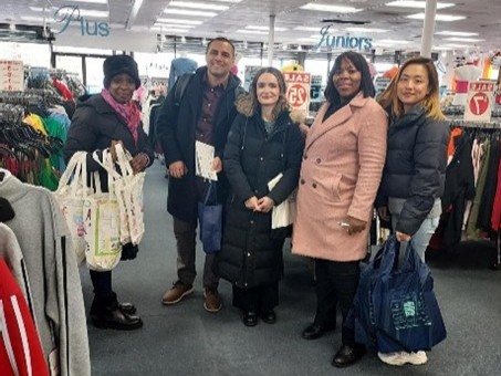 N Y C BEST visiting a local business